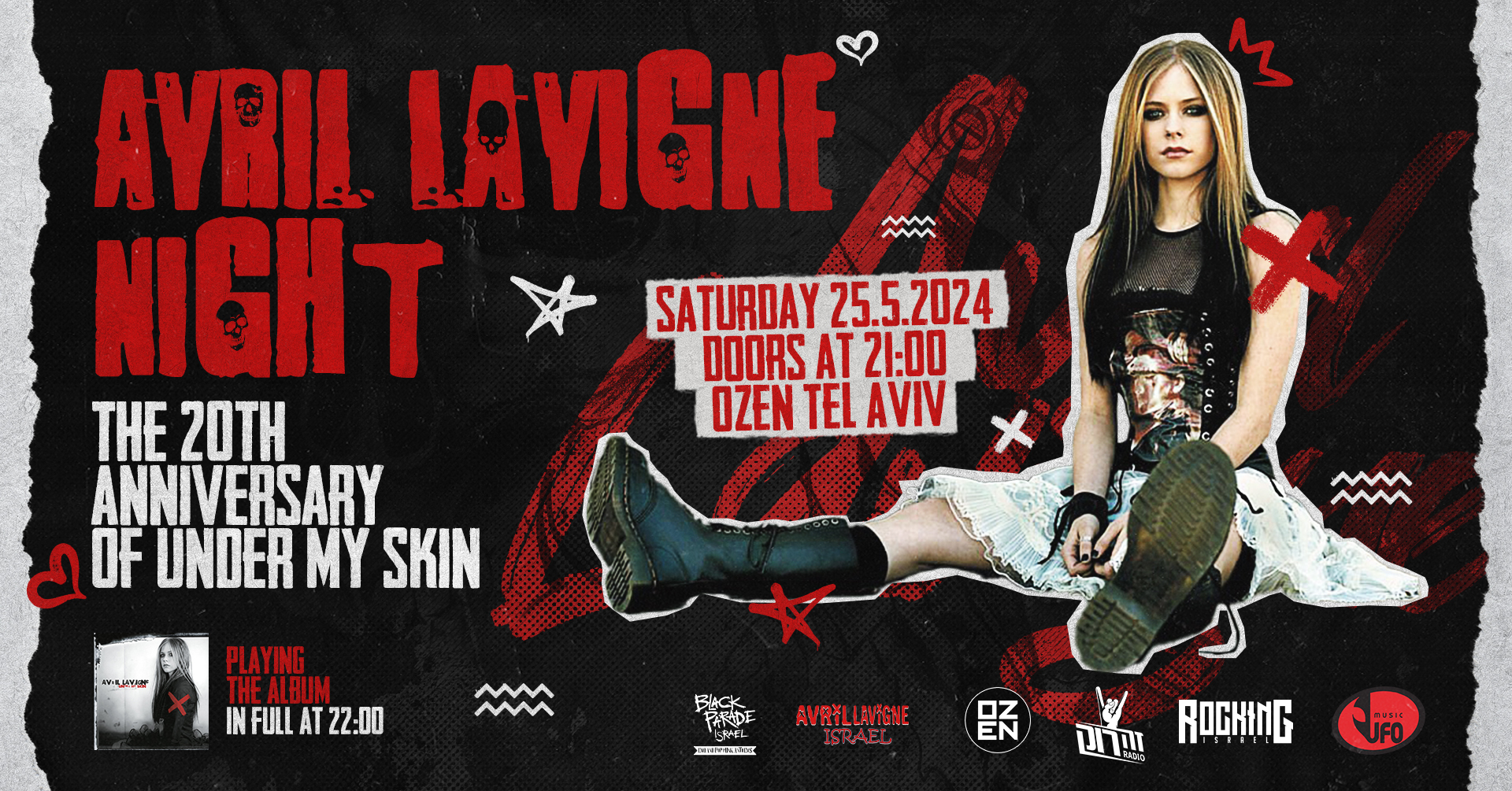 Avril Lavigne Night: The 20th Anniversary Of Under My Skin